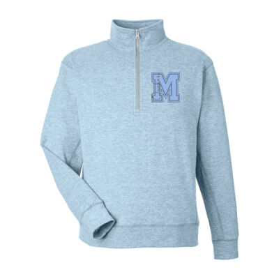 Quaker - Unisex Electric Fleece Quarter-Zip Sweatshirt Thumbnail